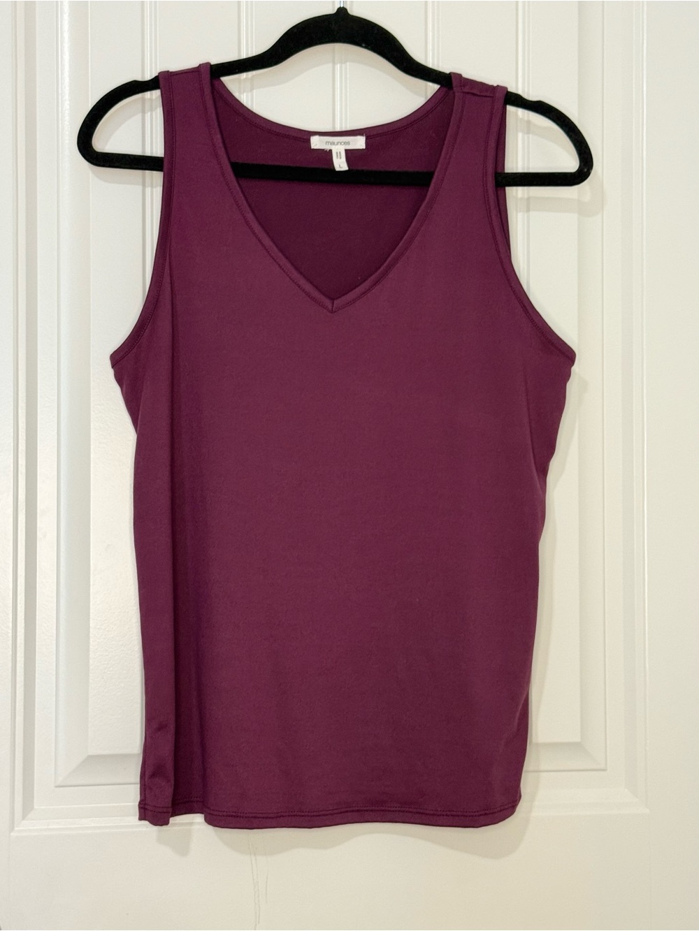 Maurices Plum V-Neck Tank Top